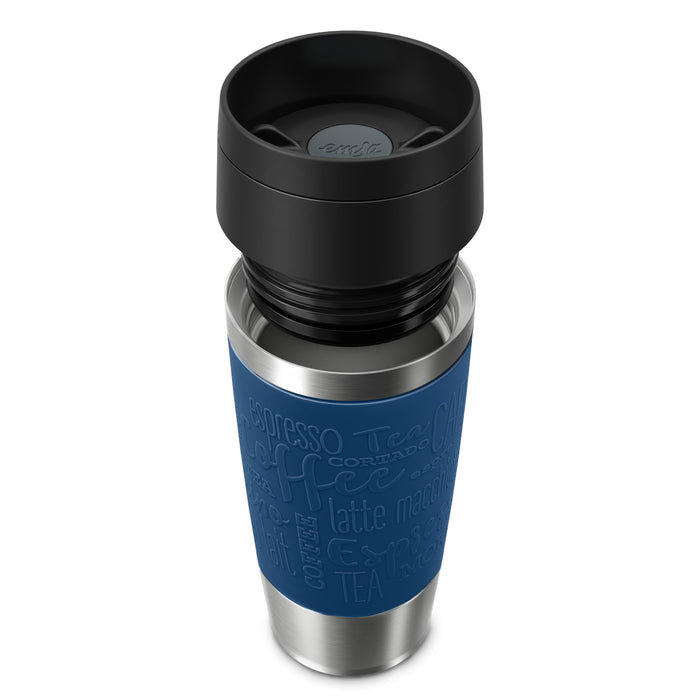 EAN 4009049544816 - EMSA Travel Mug Classic N2020300 taza de viaje 360 ml Negro, Azul, Acero inoxidable Acero inoxidable imagen 3