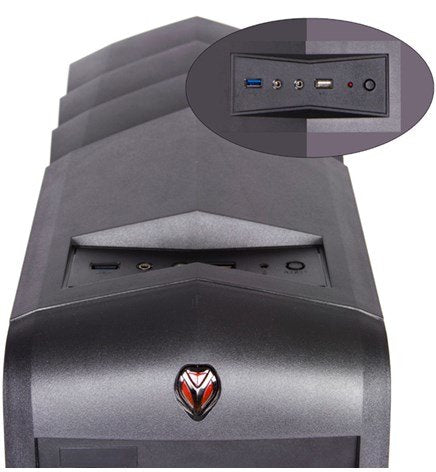 EAN 0642968297629 - Black Lion PG1139 carcasa de ordenador Midi Tower Negro imagen 6