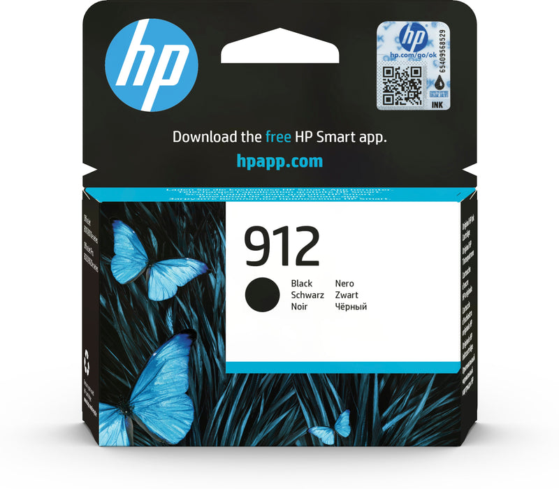 EAN 0192545866828 - HP 912 Black Original Ink Cartridge cartucho de tinta 1 pieza(s) Rendimiento estándar imagen 1