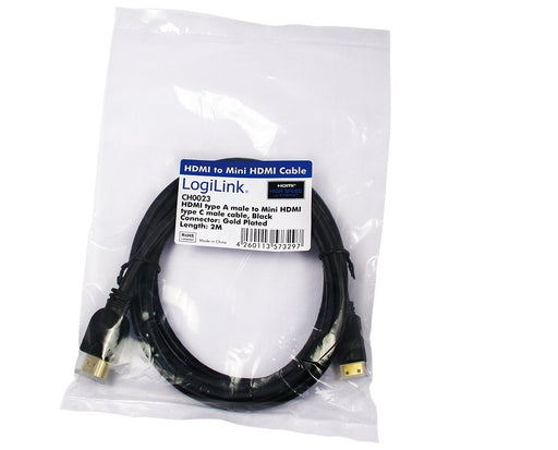 EAN 4052792005875 - LogiLink CH0023 cable HDMI 2 m HDMI tipo A (Estándar) HDMI Type C (Mini) Negro imagen 1