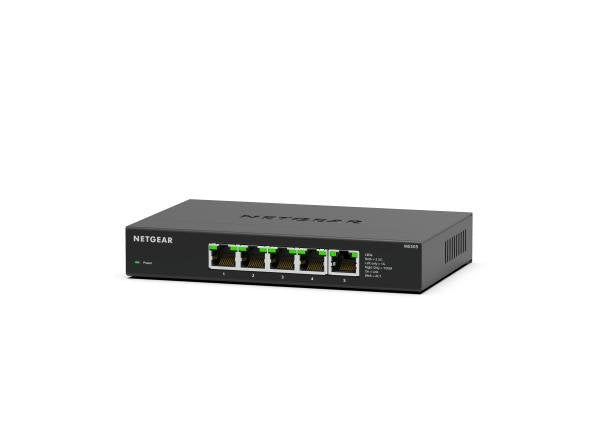 EAN 0606449160123 - NETGEAR MS305-100EUS switch No administrado 2.5G Ethernet (100/1000/2500) Negro imagen 6
