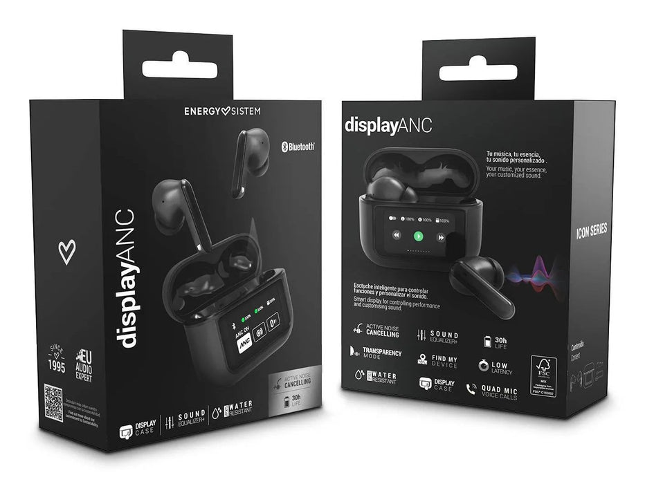EAN 8432426459179 - Energy Sistem Display ANC Auriculares True Wireless Stereo (TWS) Dentro de oído Llamadas/Música USB Tipo  imagen 7