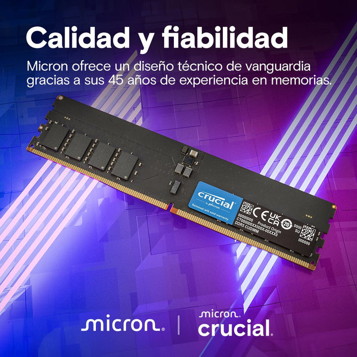 EAN 0649528940889 - Crucial CT32G64C52CU5 módulo de memoria 32 GB 1 x 32 GB DDR5 6400 MT/s imagen 5