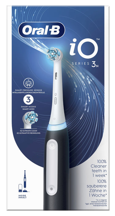EAN 8006540730744 - Oral-B iO 8006540730744 cepillo eléctrico para dientes Adulto Cepillo dental vibratorio Negro imagen 1