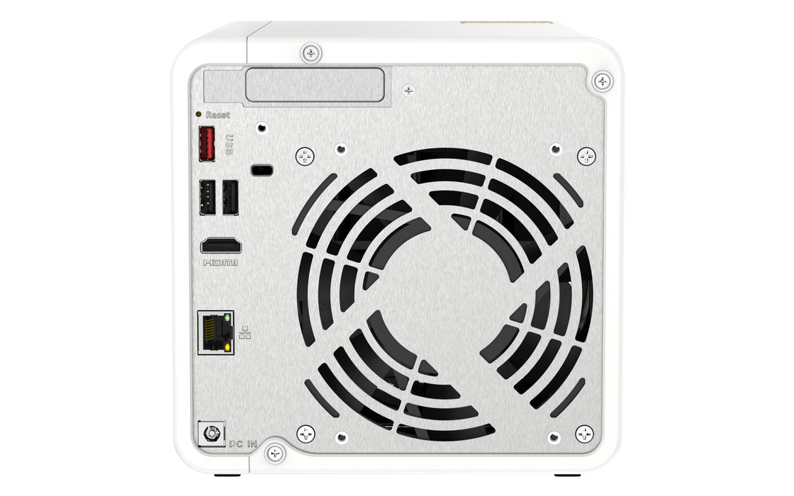 EAN 4711103080030 - QNAP TS-462-4G servidor de almacenamiento NAS Torre Intel® Celeron® N4505 4 GB DDR4 0 TB QNAP QTS Blanco imagen 11