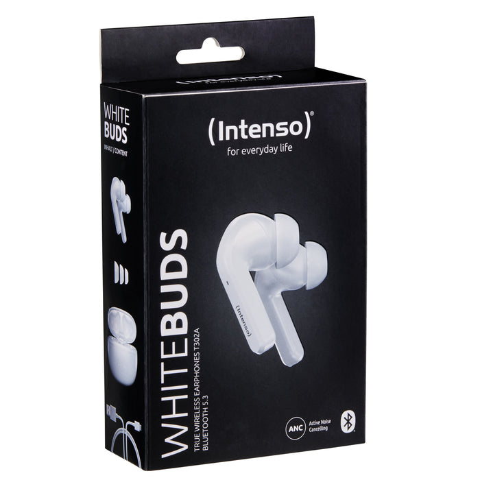 EAN 4034303033027 - Intenso White Buds T302A Auriculares True Wireless Stereo (TWS) Dentro de oído Llamadas/Música/Deporte/Us imagen 2