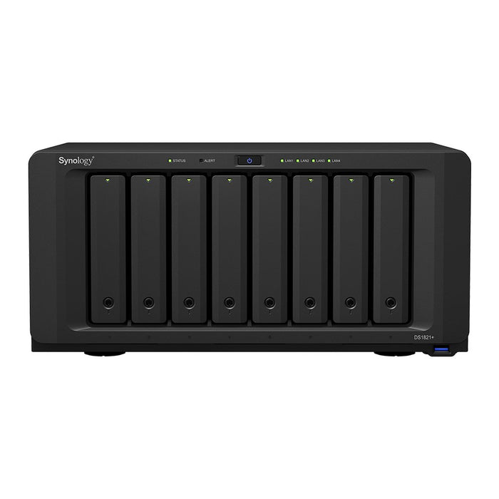 EAN 4711174723973 - Synology DiskStation DS1821+ servidor de almacenamiento NAS Torre Ryzen Embedded V1500B 4 GB DDR4 0 TB Di imagen 2
