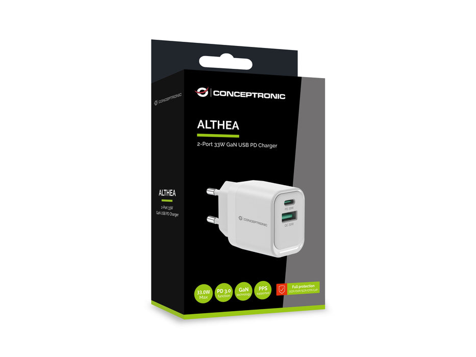 EAN 4015867240700 - Conceptronic ALTHEA19W33 cargador de dispositivo móvil Universal Blanco Corriente alterna Carga rápida In imagen 5