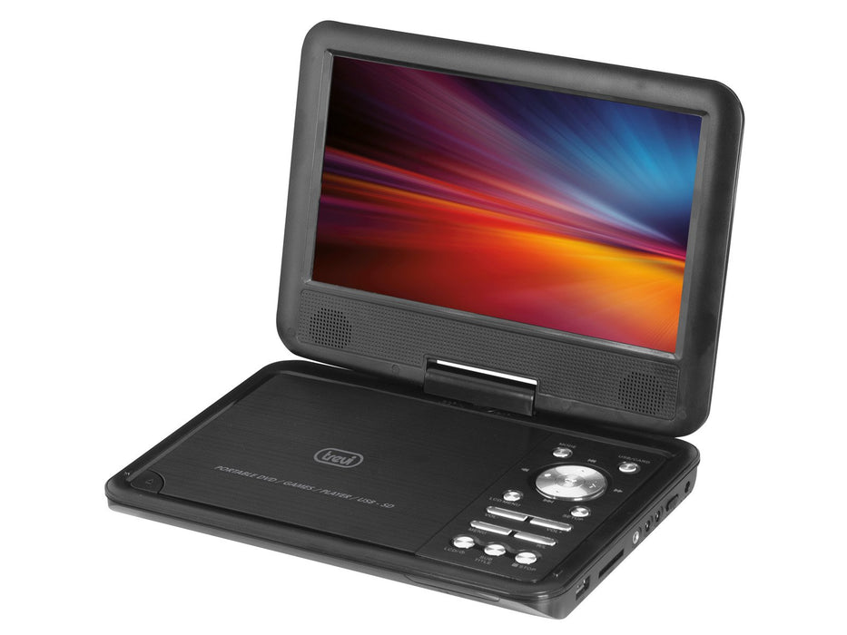 EAN 8011000028378 - Trevi PDX 1409 S2 Reproductor de DVD portátil Mesa 22,9 cm (9") Negro imagen 1