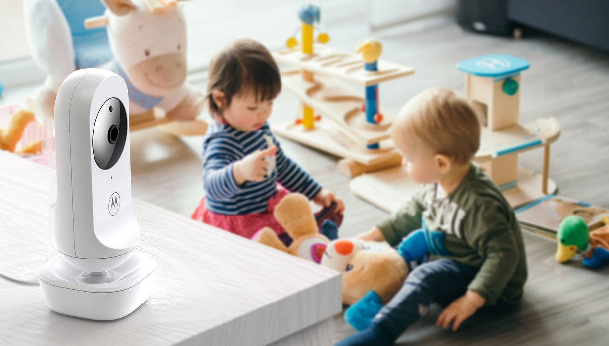 EAN 5055374710159 - Motorola VM34 video-monitor para bebés 300 m FHSS Blanco imagen 5