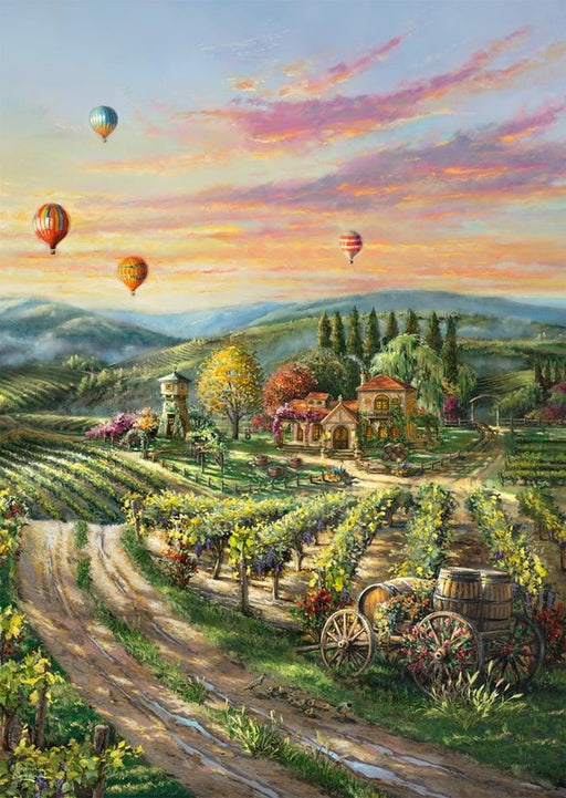 EAN 4001504573669 - Schmidt Spiele Thomas Kinkade Studios: Peaceful Valley Vineyard Puzzle rompecabezas 1000 pieza(s) Paisaje imagen 2