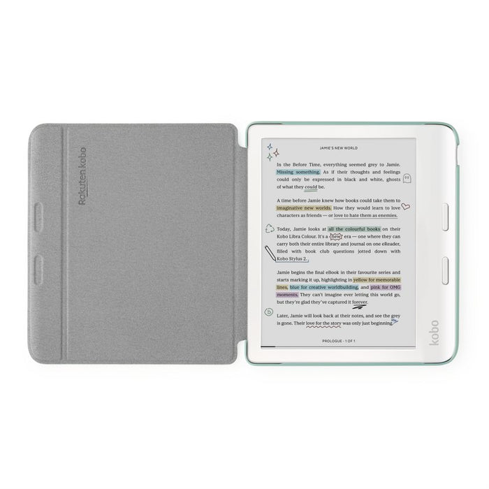 EAN 0681495009145 - Rakuten Kobo Basic SleepCover funda para libro electrónico 17,8 cm (7") Folio Verde imagen 3
