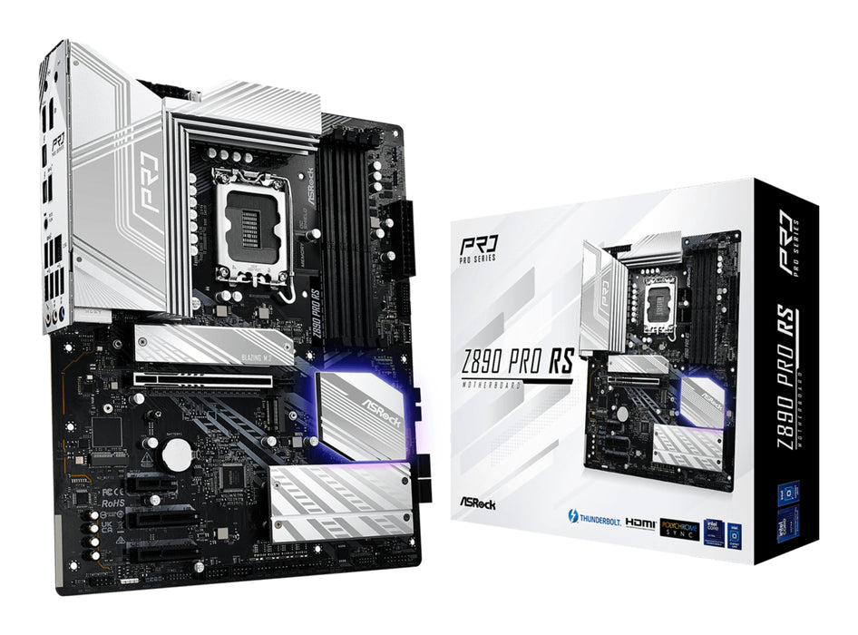 EAN 4710483947452 - Asrock Z890 Pro RS Intel Z890 LGA 1851 (Socket V1) ATX imagen 1