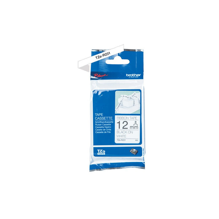 EAN 4977766770408 - Brother TZE-R231 cinta para impresora de etiquetas Negro sobre blanco imagen 3
