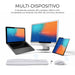 EAN 8436586743437 - SUBBLIM SUBKBC-DCOPW1 teclado Ratón incluido Hogar / Oficina RF Wireless + Bluetooth QWERTY Español Blanc imagen 3