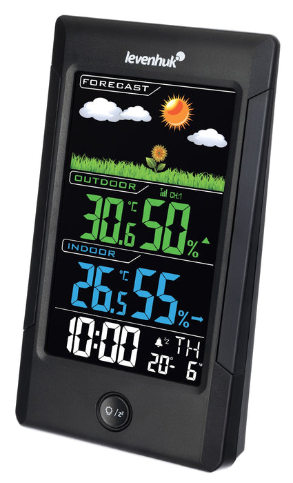 EAN 4620137486308 - Levenhuk Weezer Teo TH40 Estación meteorológica electrónica Interior / exterior Negro imagen 1
