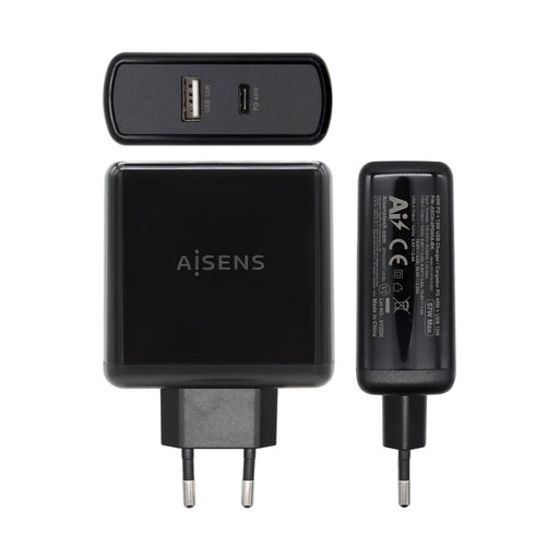 EAN 8436574706253 - AISENS ASCH-2PD45A-BK cargador de dispositivo móvil GPS, Mando para videojuegos, MP3, MP4, Teléfono móvil imagen 2