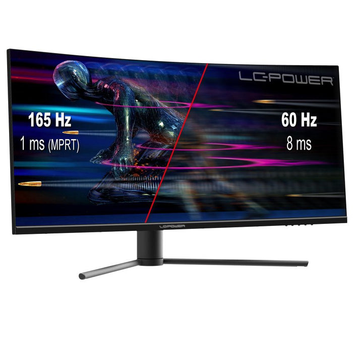 EAN 4260070129285 - LC-Power LC-M34-UWQHD-165-C pantalla para PC 86,4 cm (34") 3440 x 1440 Pixeles UltraWide Quad HD Negro, R imagen 5