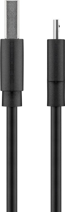 EAN 4040849468001 - Goobay 46800 cable USB USB 2.0 1 m USB A USB B Negro imagen 4