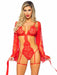 EAN 714718559919 - Leg Avenue 86123_00301 conjunto de ropa interior y bodi Rojo imagen 4