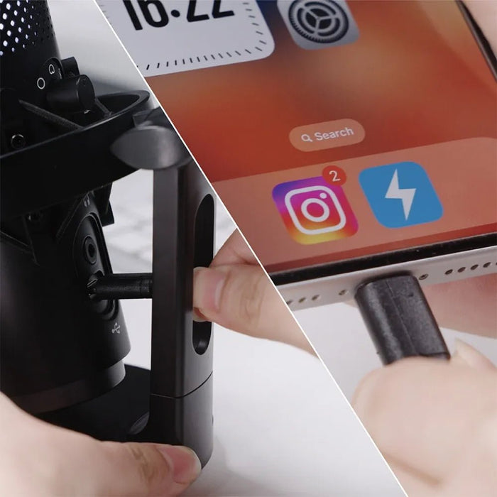 EAN 6977490710495 - BOYA K9 Negro, Azul Micrófono para crear podcasts imagen 6