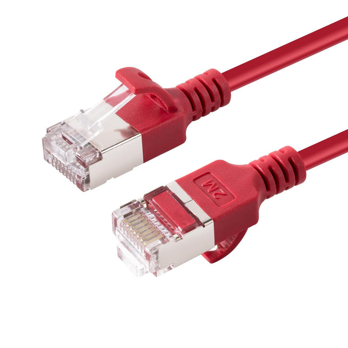 EAN 5715063027783 - Microconnect V-FTP6A0025R-SLIM cable de red Rojo 0,25 m Cat6a U/FTP (STP) imagen 1