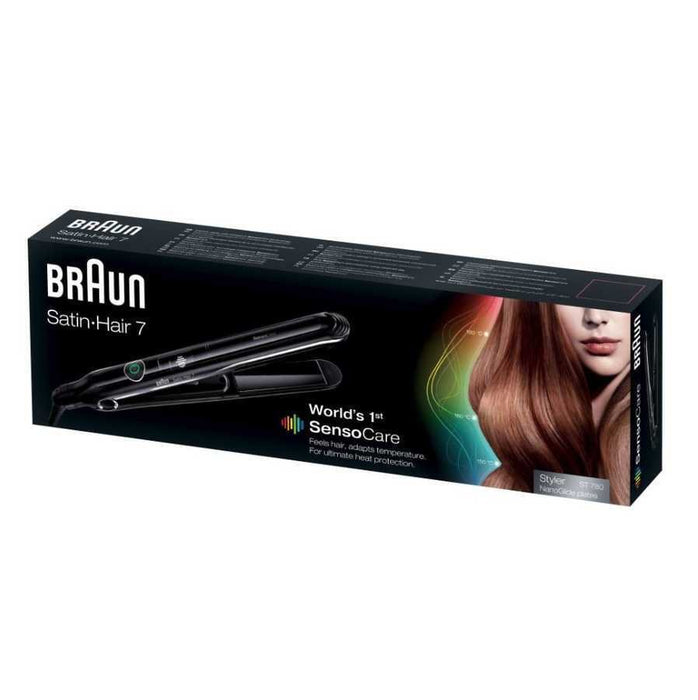 EAN 3030050182125 - Braun Satin Hair 7 SensoCare ST780 Plancha de pelo Caliente Negro 2 m imagen 6