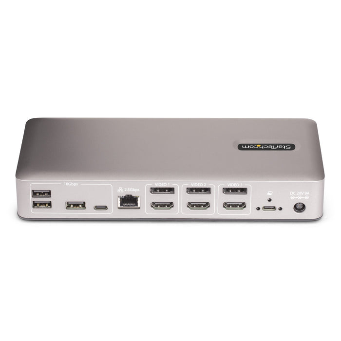 EAN 65030902885 - StarTech.com 150UE-USB4DOCKTRIPLE base para portátil y replicador de puertos Alámbrico Gris imagen 4