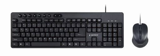 EAN 8716309118125 - Gembird KBS-UM-04 teclado Ratón incluido Universal USB QWERTY Inglés de EE. UU. Negro imagen 1