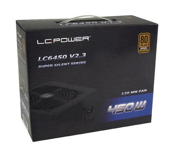 EAN 4260070122231 - LC-Power LC6450 V2.3 unidad de fuente de alimentación 450 W 20+4 pin ATX ATX Negro imagen 2