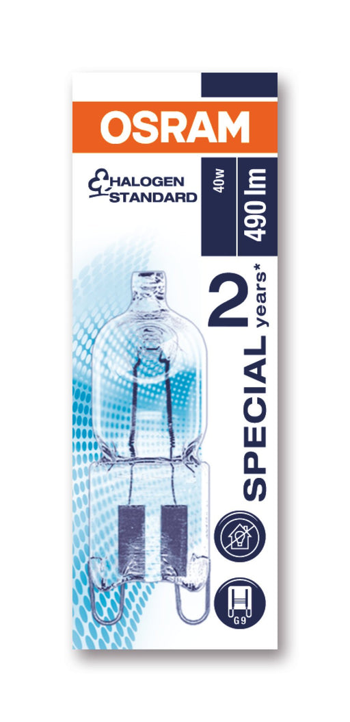 EAN 4008321703576 - Osram HALOPIN OVEN 40 W 230 V G9 lámpara halógena Blanco cálido imagen 2