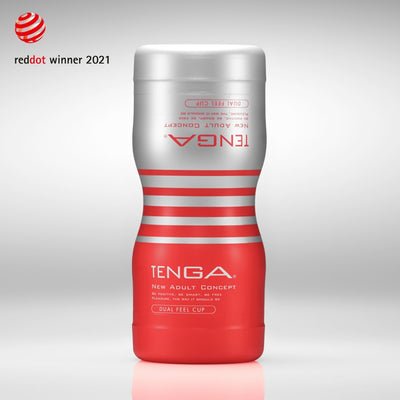 EAN 4570030972470 - Tenga Dual Sensation Cup Masturbador masculino Rojo, Plata Elastómero termoplástico (TPE) imagen 2