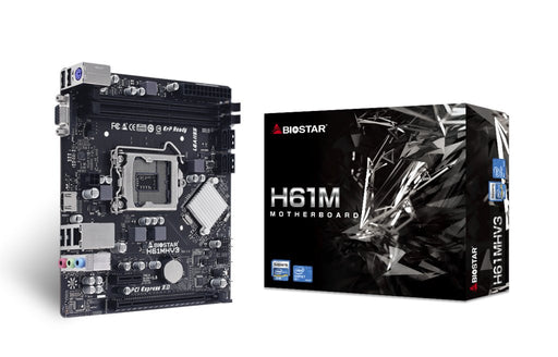 EAN 4712960685208 - Biostar H61MHV3 placa base Intel® H61 LGA 1155 (Socket H2) micro ATX imagen 1