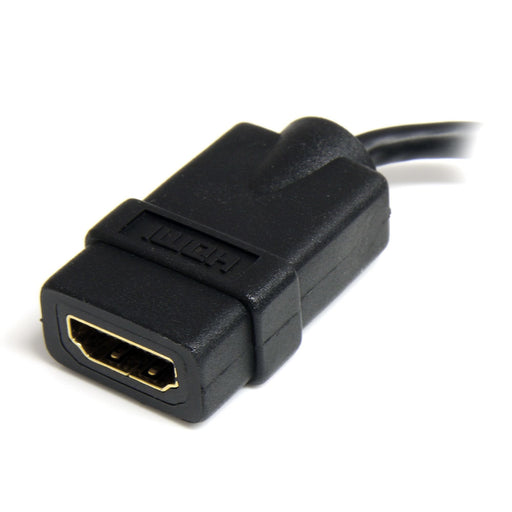 EAN 0065030844710 - StarTech.com HDADFM5IN cable HDMI 0,127 m HDMI tipo A (Estándar) HDMI tipo D (Micro) Negro imagen 2