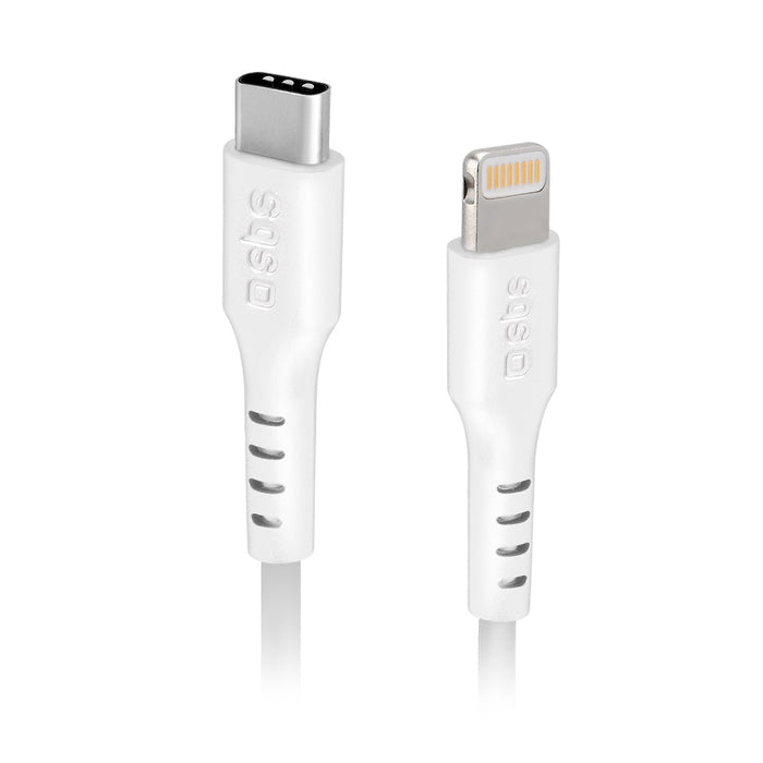 EAN 8018417264511 - SBS TECABLELIGTC2W cable de conector Lightning 2 m Blanco imagen 2