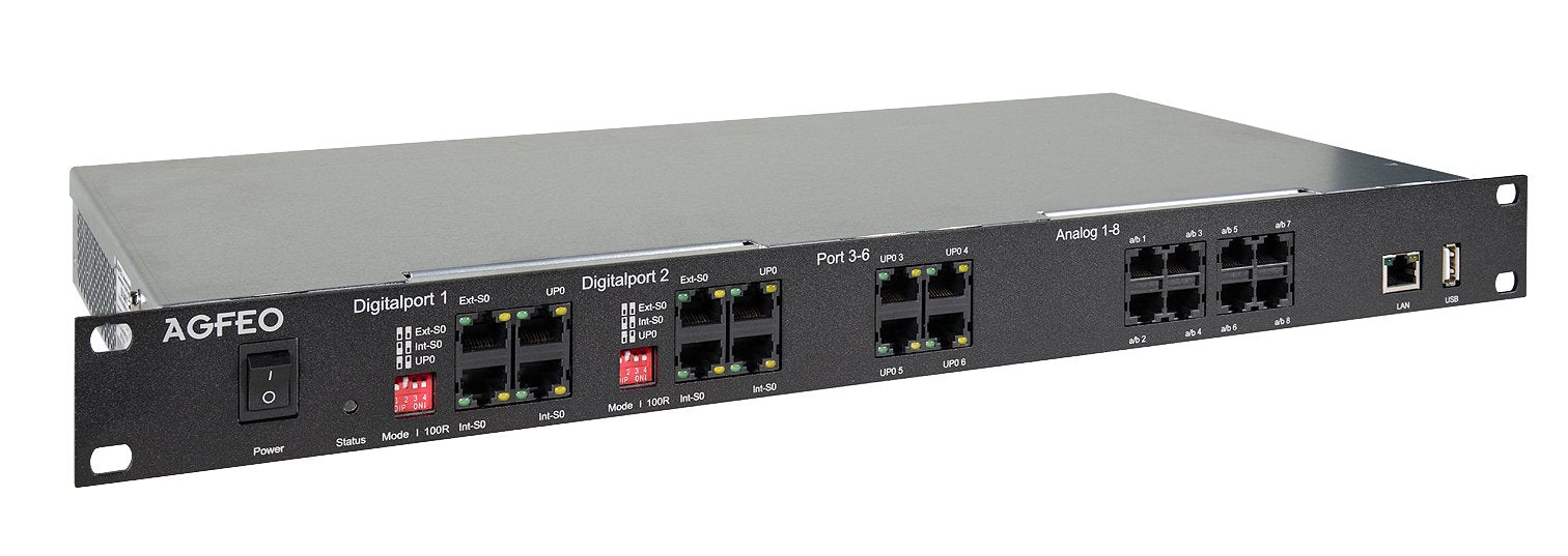 EAN 4021972015348 - AGFEO ES 548 IT servidor de comunicación IP 1U Negro imagen 1