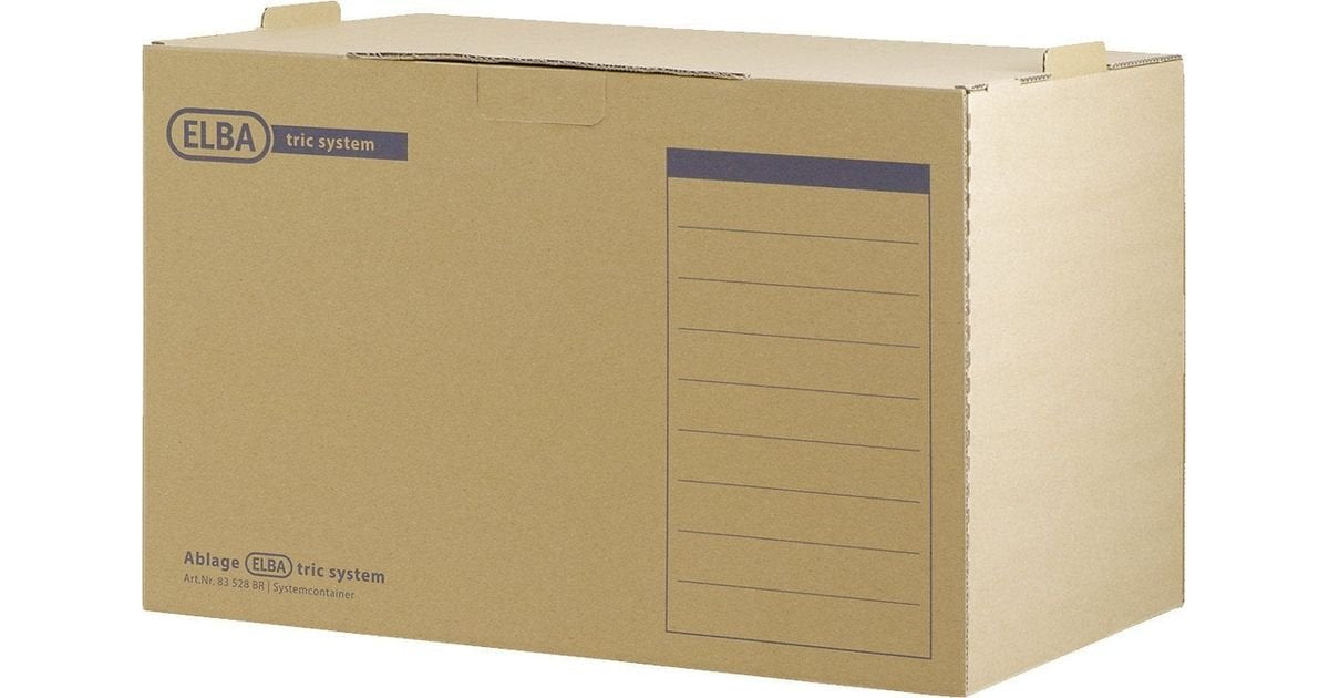 EAN 4002030120822 - Elba 100421093 archivador organizador Caja de cartón Beige imagen 1