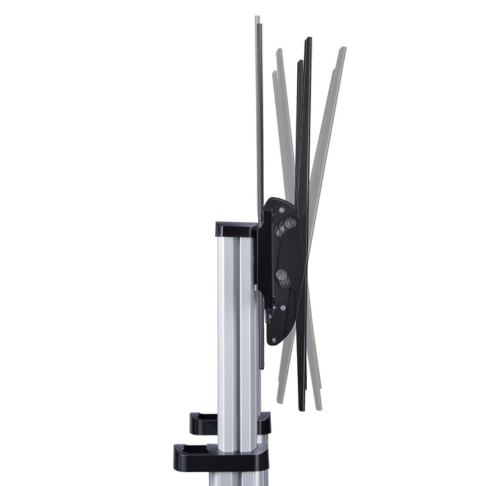 EAN 65030906302 - StarTech.com 1110C-MOBILE-TV-CART soporte para TV 2,54 m (100") Negro, Plata imagen 6