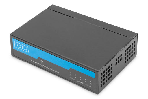 EAN 4016032492900 - Digitus DN-80202-1 switch No administrado Gigabit Ethernet (10/100/1000) Negro imagen 1