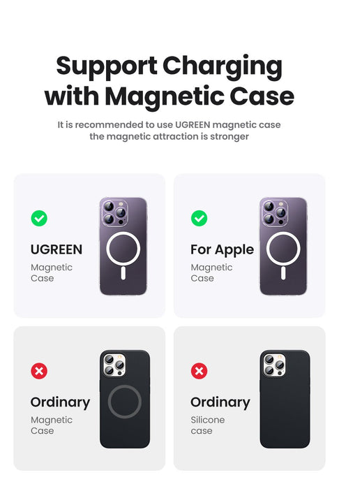 EAN 6941876222087 - Ugreen 25208 batería externa 10000 mAh Cargador inalámbrico Beige imagen 11