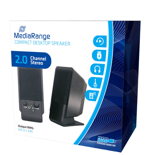 EAN 4260283118113 - MediaRange MROS352 altavoz De 1 vía Negro Alámbrico 6 W imagen 1
