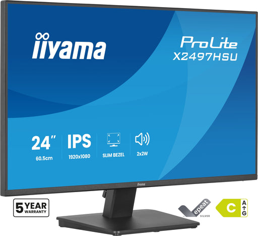 EAN 4948570125814 - iiyama ProLite X2497HSU-B1 pantalla para PC 60,5 cm (23.8") 1920 x 1080 Pixeles Full HD LED Negro imagen 1