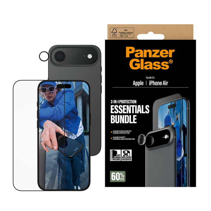 EAN 5715685031496 - PanzerGlass ® 2-in-1 Essentials Bundle iPhone Air Protector de pantalla Apple 1 pieza(s) imagen 2