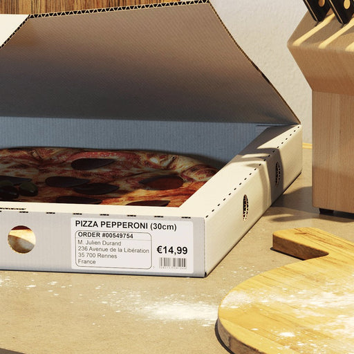 EAN 4977766628129 - Brother DK-11208 cinta para impresora de etiquetas Negro sobre blanco imagen 2