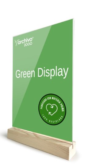 EAN 8429368001412 - Archivo 2000 15906M1 CS TP expositor para presentaciones Independiente Transparente, Madera imagen 2