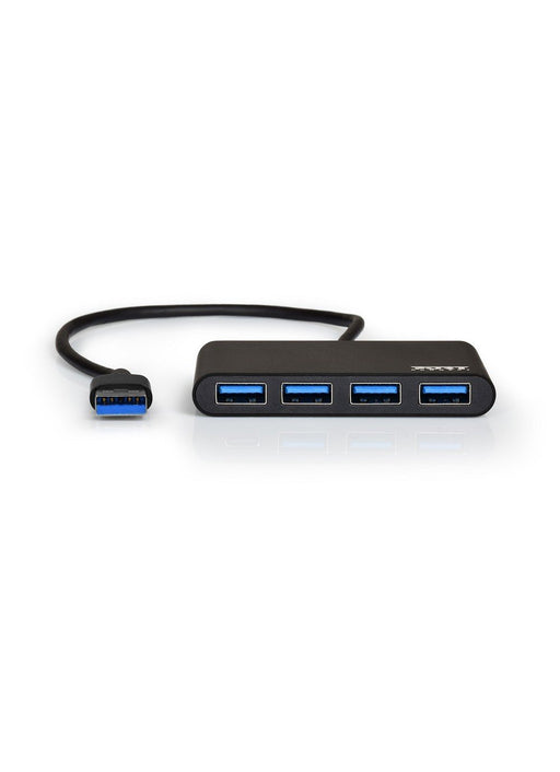 EAN 3567049001216 - Port Designs 900121 hub de interfaz USB 3.2 Gen 1 (3.1 Gen 1) Type-A 5000 Mbit/s Negro imagen 1