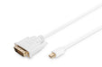EAN 4016032291466 - Digitus AK-340305-020-W adaptador de cable de vídeo 2 m Mini DisplayPort DVI-D Blanco imagen 1