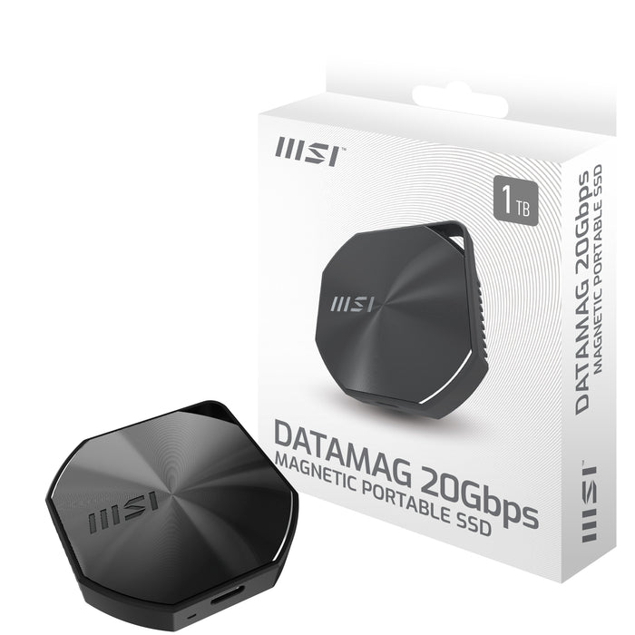 EAN 4711377238090 - MSI DATAMAG 20GBPS 2TB unidad externa de estado sólido USB Tipo C USB 3.2 Gen 2x2 Negro imagen 2