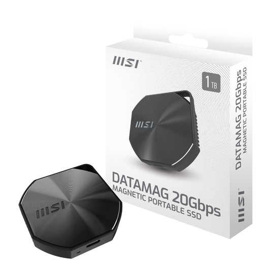 EAN 4711377237123 - MSI DATAMAG 20GBPS 1TB unidad externa de estado sólido USB Tipo C USB 3.2 Gen 2x2 Negro imagen 2