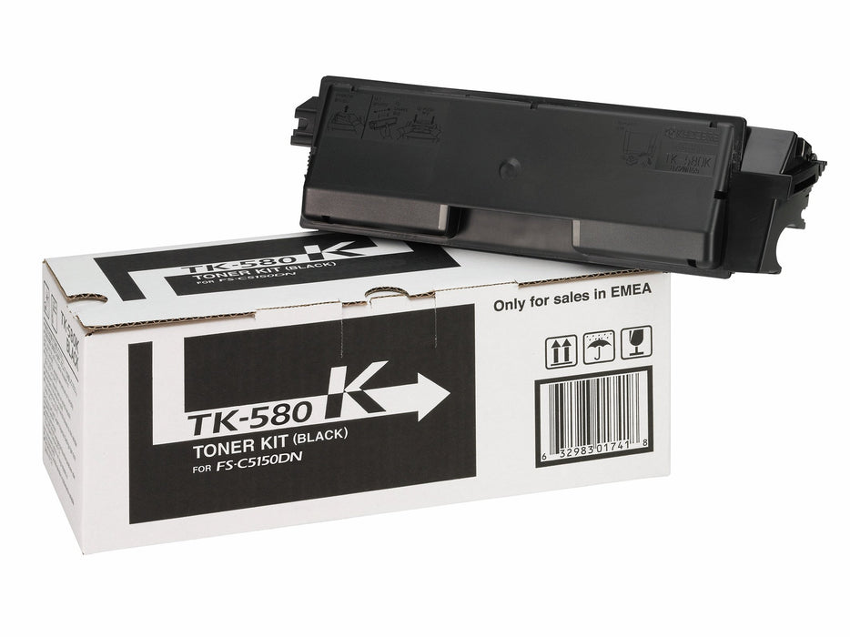 EAN 4250797250430 - KYOCERA TK-580K cartucho de tóner 1 pieza(s) Original Negro imagen 2
